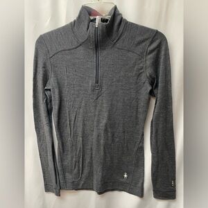 Smartwool Gray Heather women's Quarter-Zip - See Description!